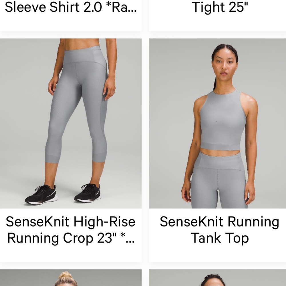 Lululemon SenseKnit set -NWOT